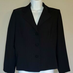 Kasper womens black blazer-jacket, 8p